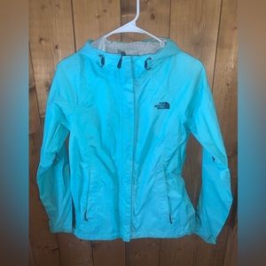 Blue The North Face Rain Jacket